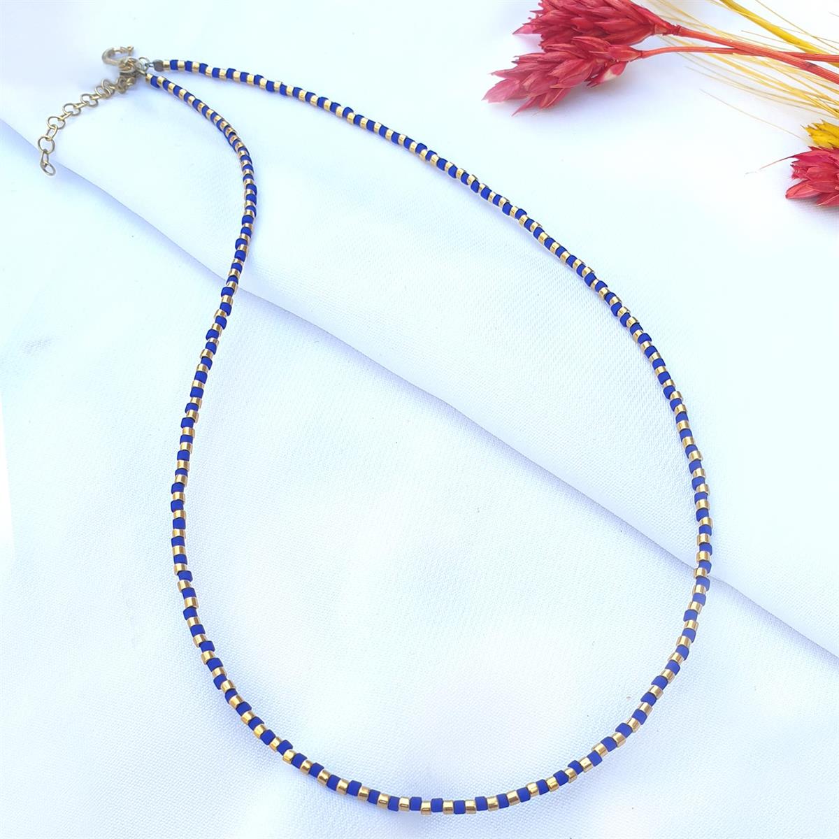 Elişi Gümüş Lapis Kolye