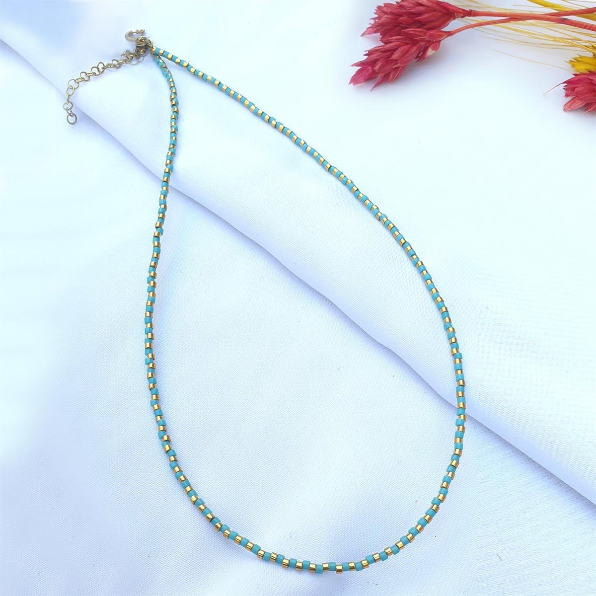 Elişi Turkuaz Kolye