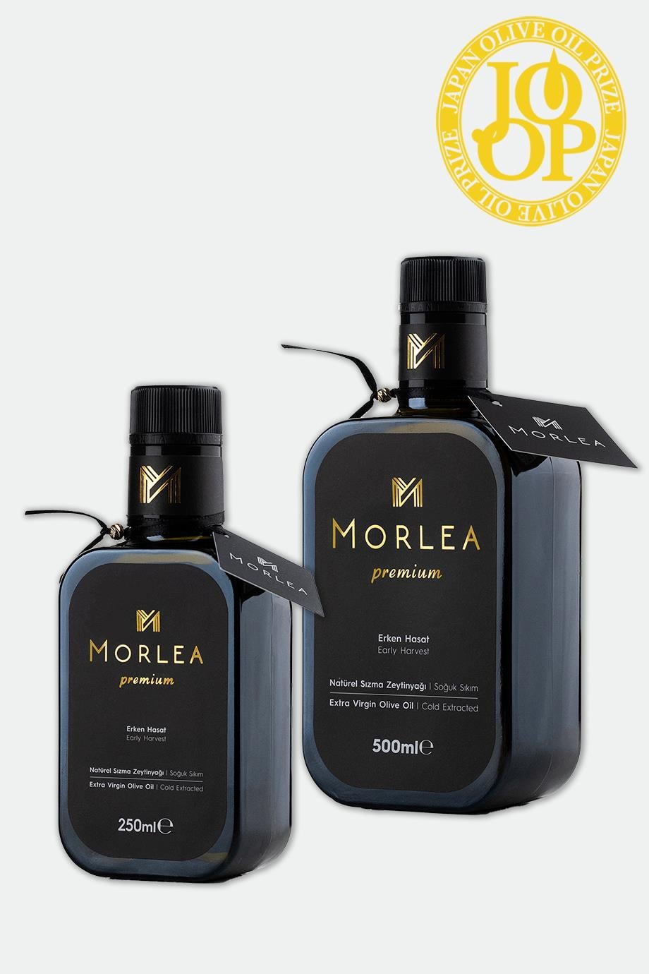 MORLEA Premium 1 Adet 250 ml + 1 Adet 500 ml Erken Hasat Soğuk Sıkım Naturel Sızma Zeytinyağı