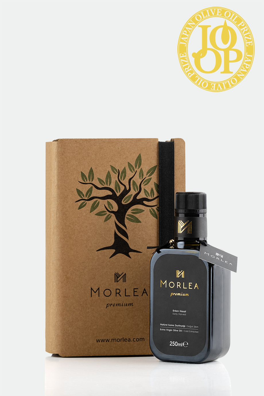 MORLEA Premium Hediyelik Kutulu Erken Hasat Soğuk Sıkım Naturel Sızma Zeytinyağı (250 Ml)