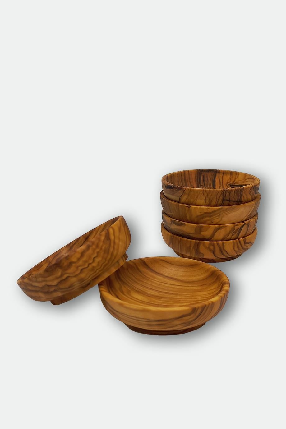 MORLEA Home Zeytin Ağacı El Yapımı Sosluk 6'lı Set