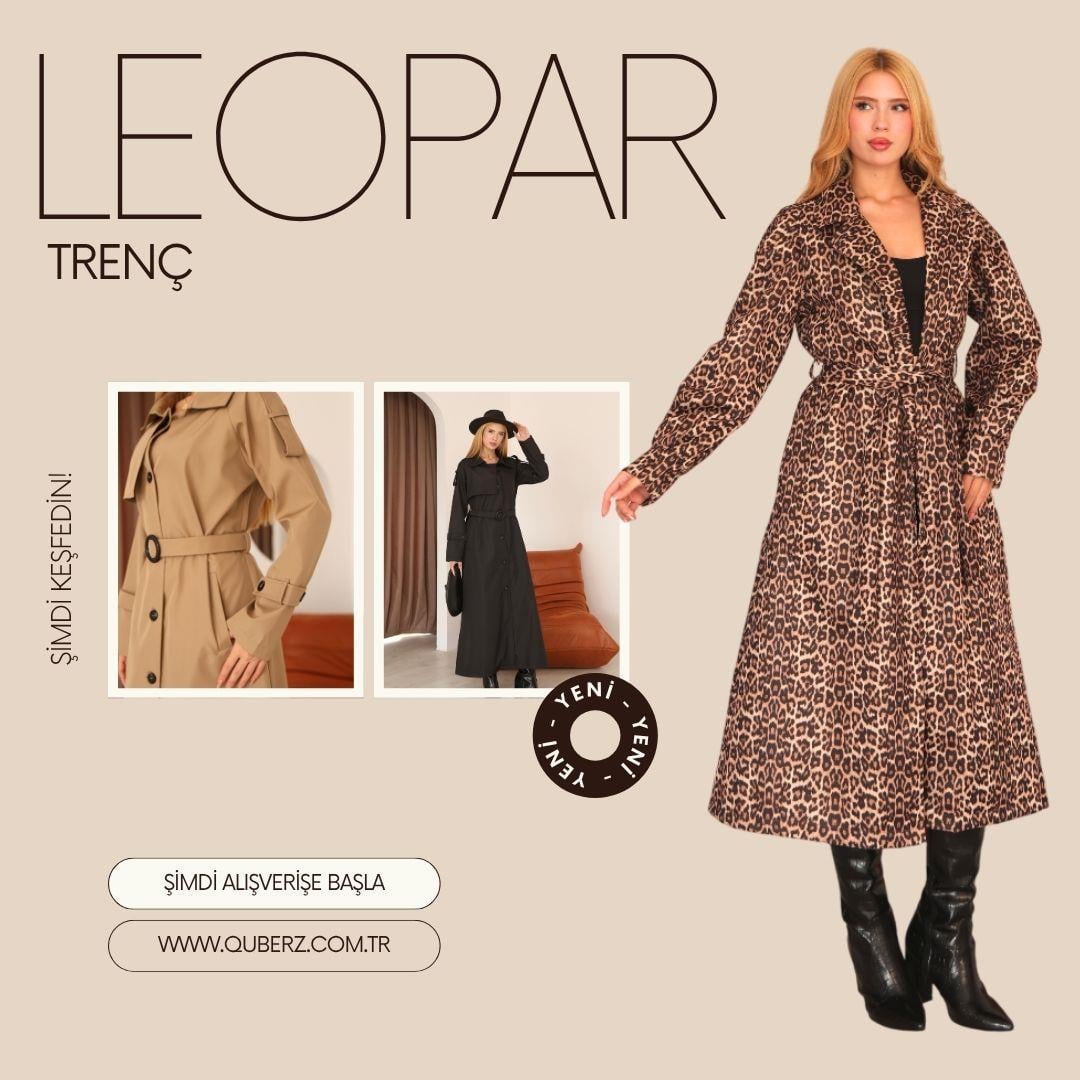 leopar desing trenç