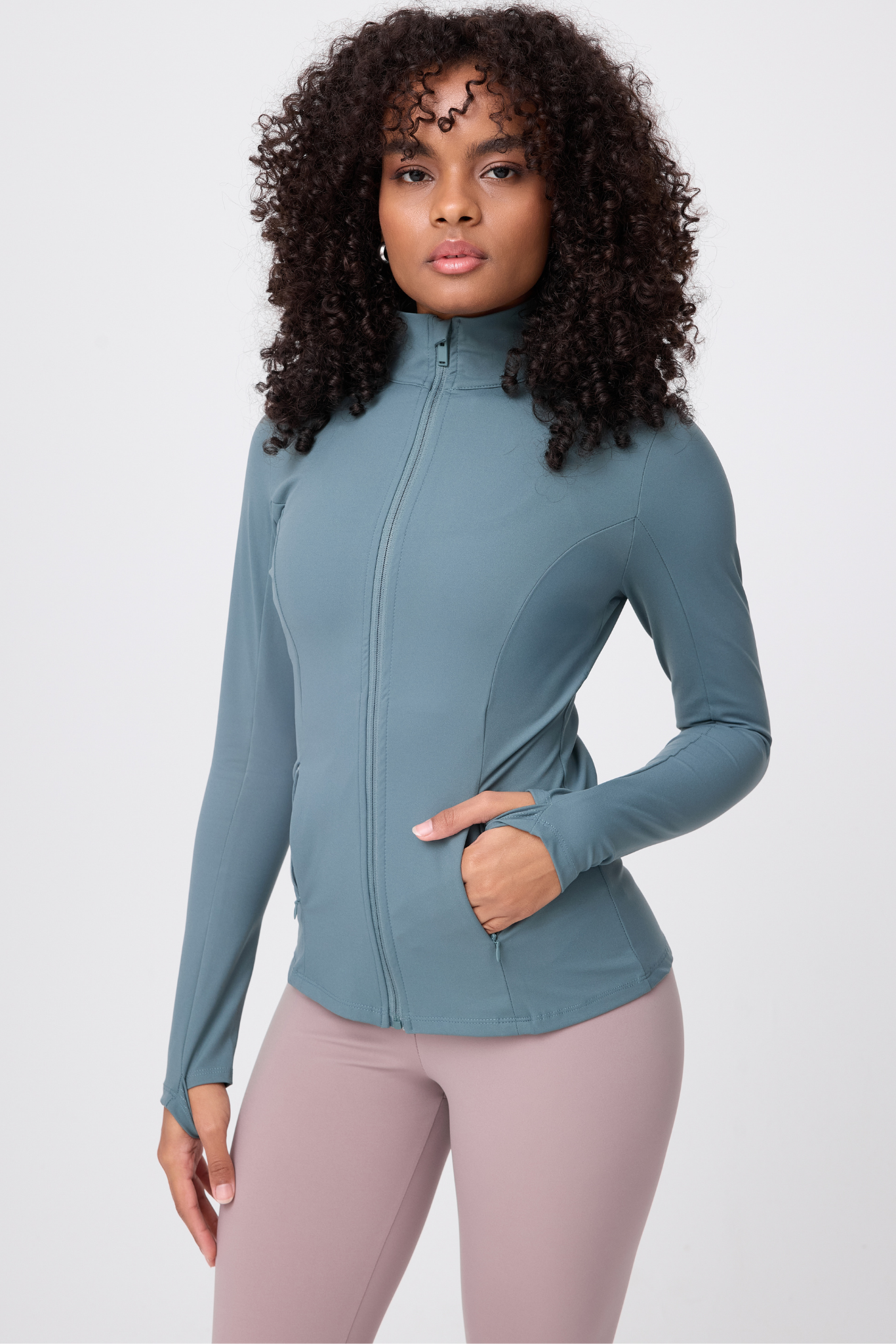 AERIONA™ Uzun Kollu Fermuarlı Hafif Sıcak Spor & Outdoor Ceket