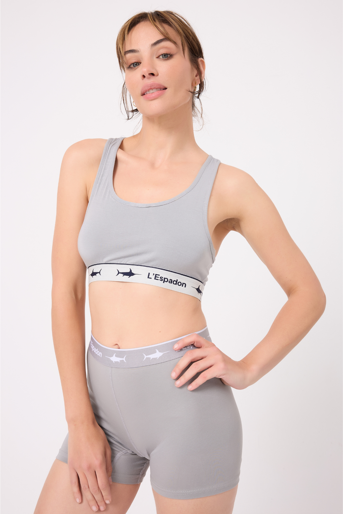ATHLESHORTS™ Yüksek Bel Kadın Uzun Boxer Şort  