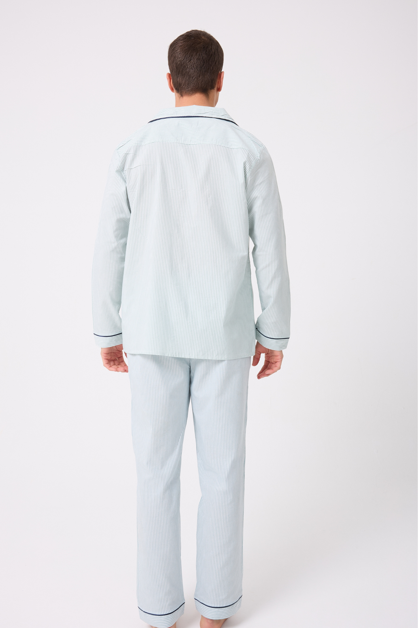 LESPADON MARISILK™ Premium Dokuma Uzun Kollu Uzun Paçalı Erkek Pijama Takımı