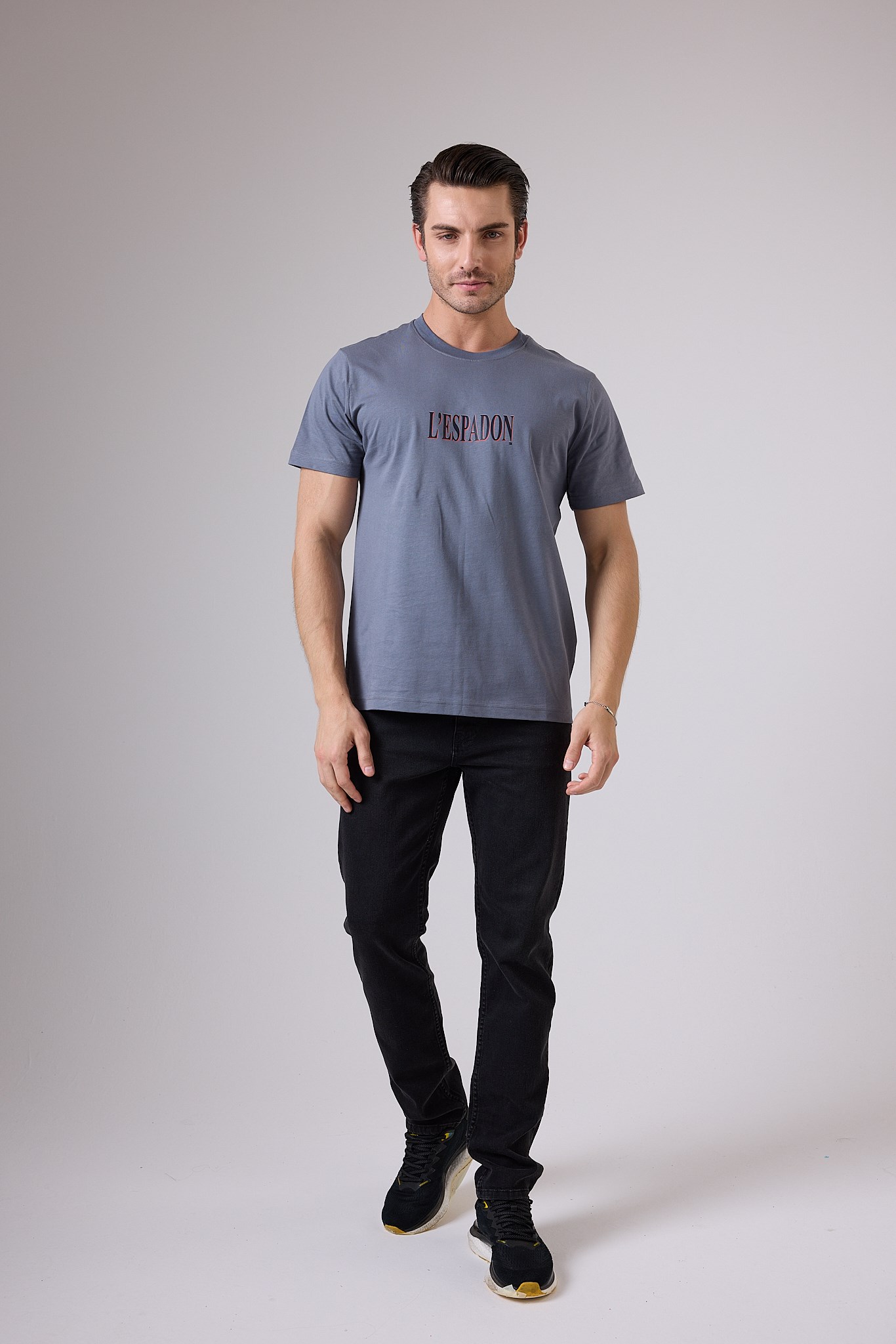 MARINE TEE™ Deniz Temalı Ribana Bisiklet Yaka Pamuk T-Shirt