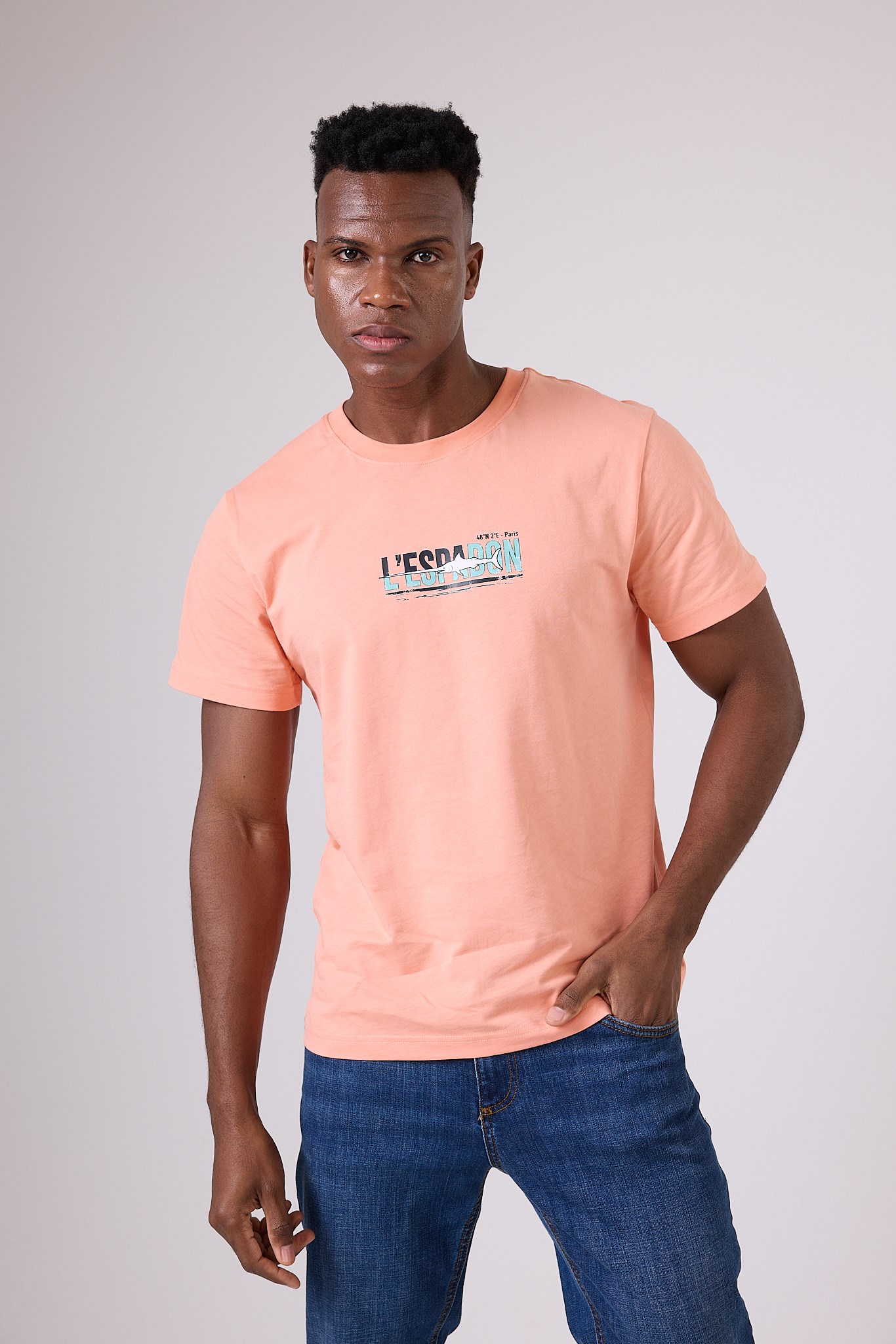 MARINE TEE™ Deniz Temalı Ribana Bisiklet Yaka Pamuk T-Shirt