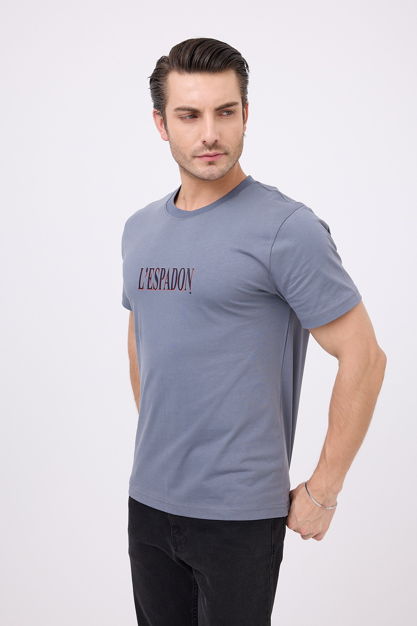 MARINE TEE™ Deniz Temalı Ribana Bisiklet Yaka Pamuk T-Shirt