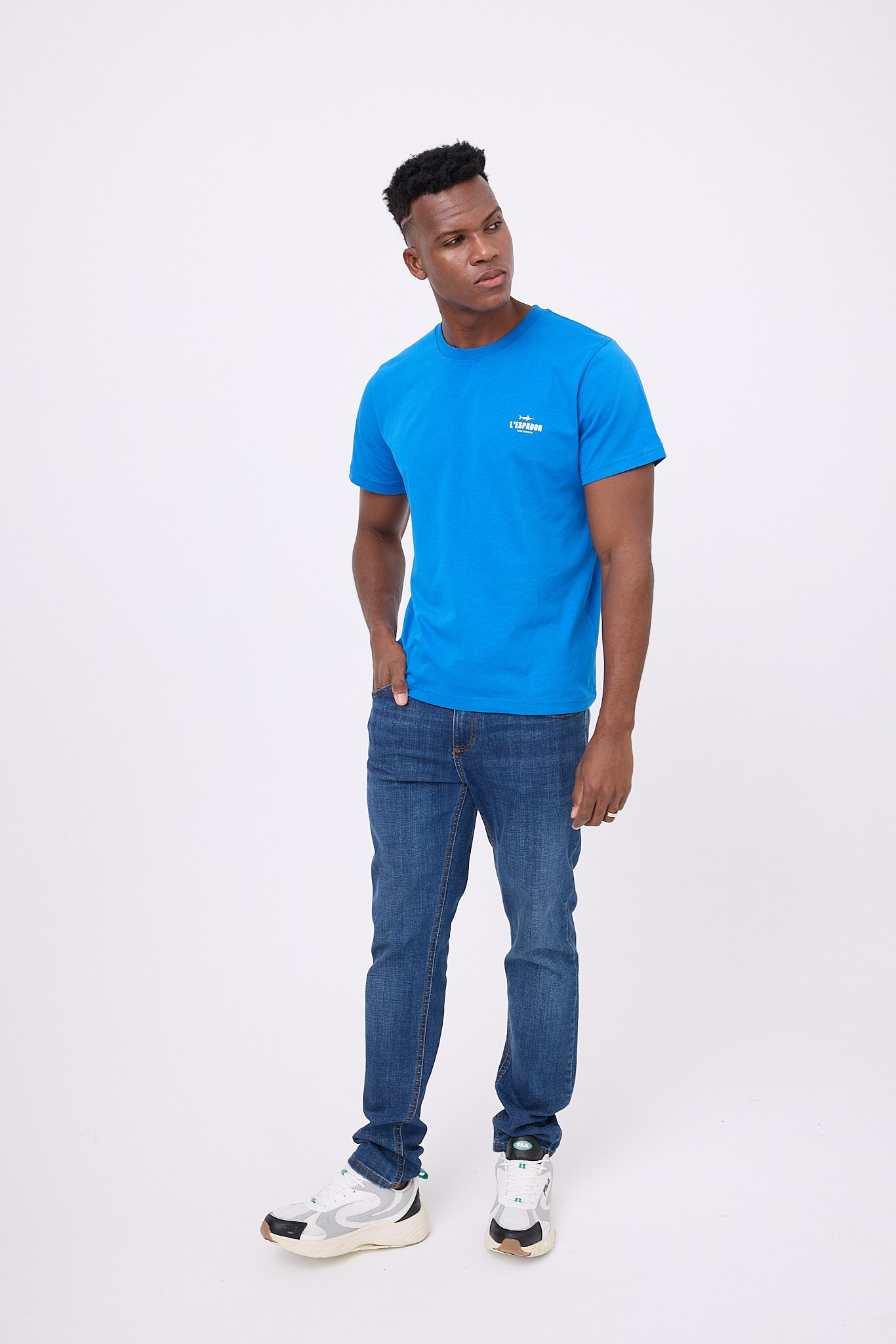 MARINE TEE™ Deniz Temalı Ribana Bisiklet Yaka Pamuk T-Shirt