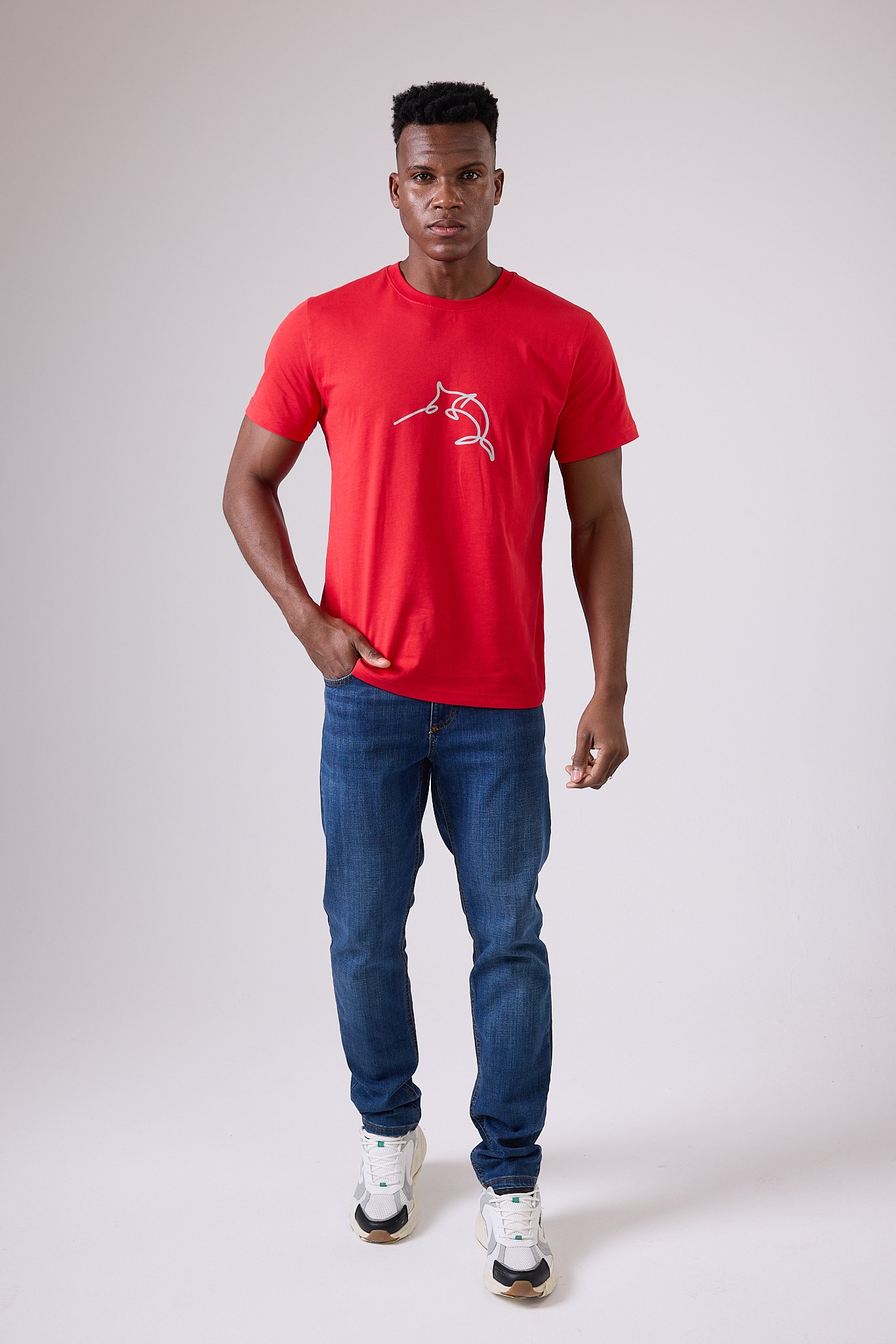 MARINE TEE™ Deniz Temalı Ribana Bisiklet Yaka Pamuk T-Shirt
