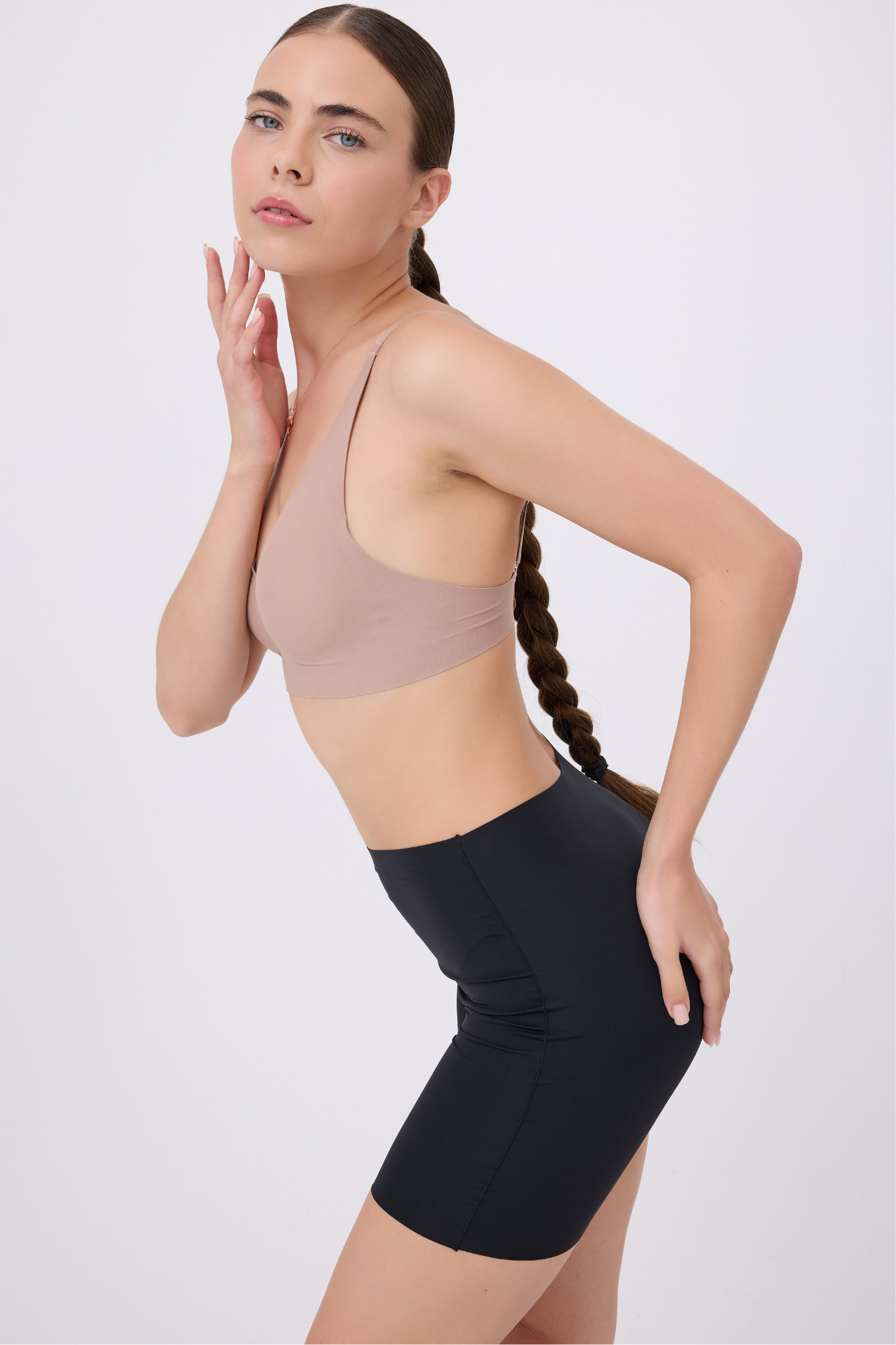 SILKFLOW BIKER SHAPEWEAR™ Dikişsiz Yüksek Bel Şekillendirici Şort