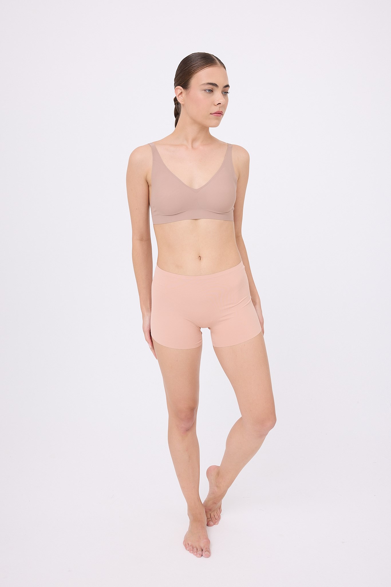 SILKFLOW BIKER SHAPEWEAR™ Dikişsiz Yüksek Bel Şekillendirici Şort
