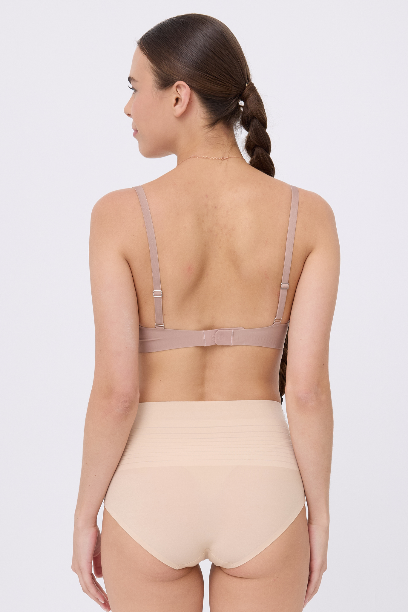 SILKFLOW V-SOFT™ Dikişsiz Balensiz V Yaka Bralet