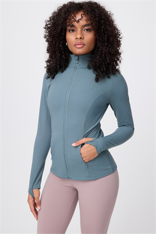 AERIONA™ Uzun Kollu Fermuarlı Hafif Sıcak Spor & Outdoor Ceket