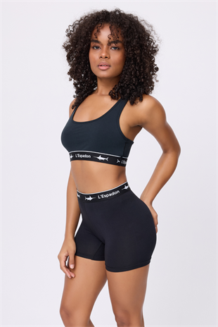ATHLESHORTS™ Yüksek Bel Kadın Uzun Boxer Şort 