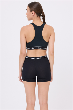 ATHLESHORTS™ Yüksek Bel Kadın Uzun Boxer Şort