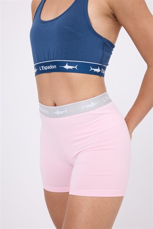 ATHLESHORTS™ Yüksek Bel Kadın Uzun Boxer Şort