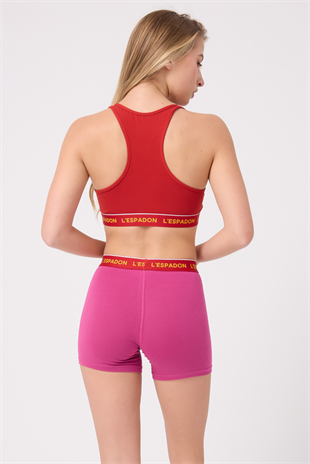 ATHLESHORTS™ Yüksek Bel Kadın Uzun Boxer Şort  
