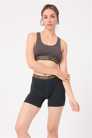 ATHLESHORTS™ Yüksek Bel Kadın Uzun Boxer Şort