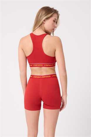 ATHLESHORTS™ Yüksek Bel Kadın Uzun Boxer Şort