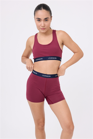 ATHLESHORTS™ Yüksek Bel Kadın Uzun Boxer Şort