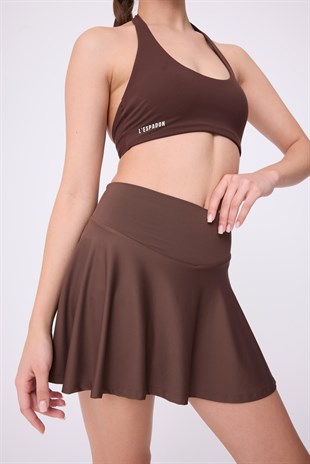 HIGHRISE FLEXFLOW™ Yüksek Bel Tenis Spor & Aktif Yaşam Etek-Şort (Skort)