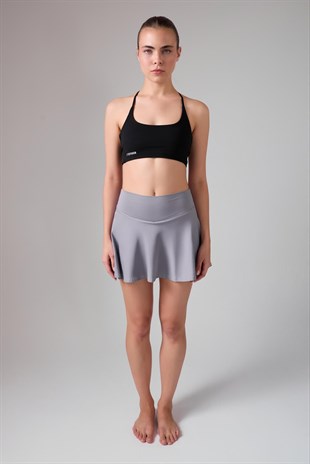 HIGHRISE FLEXFLOW™ Yüksek Bel Tenis Spor & Aktif Yaşam Etek-Şort (Skort)