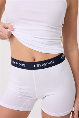 LESPADON COTTON ARMOUR™ Nefes Alabilir Esnek Yumuşak Örme Pamuk Premium Kadın Uzun Şort