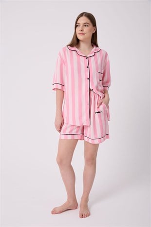 LESPADON Modal Kısa Kollu Pijama Takımı