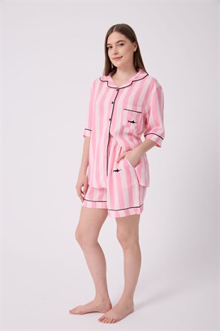 LESPADON Modal Kısa Kollu Pijama Takımı