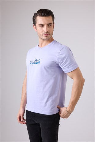 MARINE TEE™ Deniz Temalı Ribana Bisiklet Yaka Pamuk T-Shirt