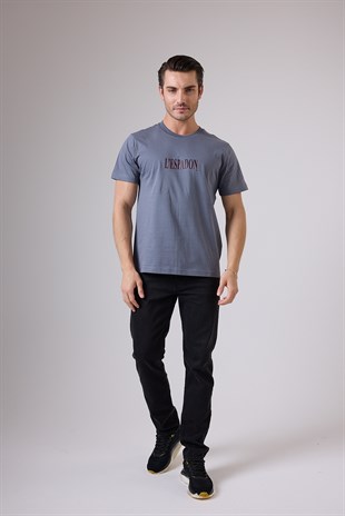 MARINE TEE™ Deniz Temalı Ribana Bisiklet Yaka Pamuk T-Shirt