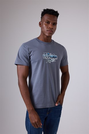 MARINE TEE™ Deniz Temalı Ribana Bisiklet Yaka Pamuk T-Shirt