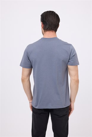MARINE TEE™ Deniz Temalı Ribana Bisiklet Yaka Pamuk T-Shirt