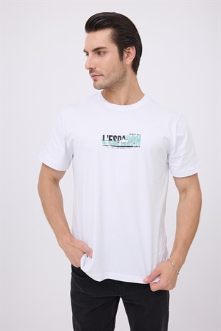 MARINE TEE™ Deniz Temalı Ribana Bisiklet Yaka Pamuk T-Shirt