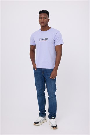 MARINE TEE™ Deniz Temalı Ribana Bisiklet Yaka Pamuk T-Shirt