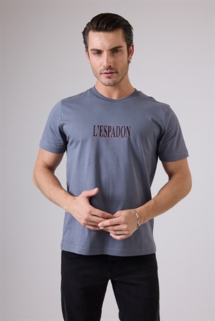 MARINE TEE™ Deniz Temalı Ribana Bisiklet Yaka Pamuk T-Shirt