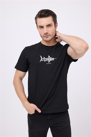 MARINE TEE™ Deniz Temalı Ribana Bisiklet Yaka Pamuk T-Shirt