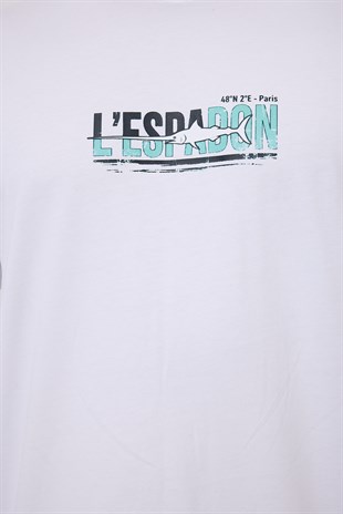 MARINE TEE™ Deniz Temalı Ribana Bisiklet Yaka Pamuk T-Shirt