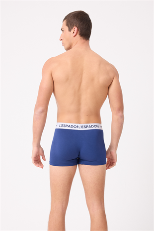 Maritime Elite™ Koleksiyonu Elastik Konforlu Bel Bantlı Çizgili Erkek Trunk Boxer