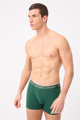 Maritime Elite™ Koleksiyonu Elastik Konforlu Bel Bantlı Çizgili Erkek Trunk Boxer