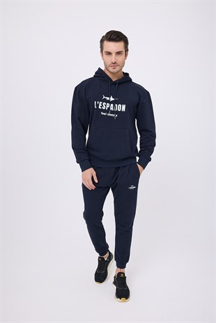 OCEANCORE™ Erkek Sweat Hoodie Takım (Deep Navy)
