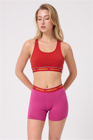 RACER CROP TOP™ Racer Back Crop Top-2li Avantaj Paketi