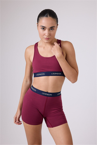 RACER CROP TOP™ Racer Back Crop Top-2li Avantaj Paketi