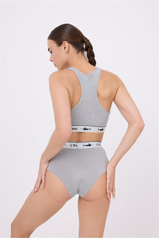RACER CROP TOP™ Racer Back Crop Top-3li Avantaj Paketi