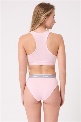 RACER CROP TOP™ Racer Back Crop Top-3li Avantaj Paketi