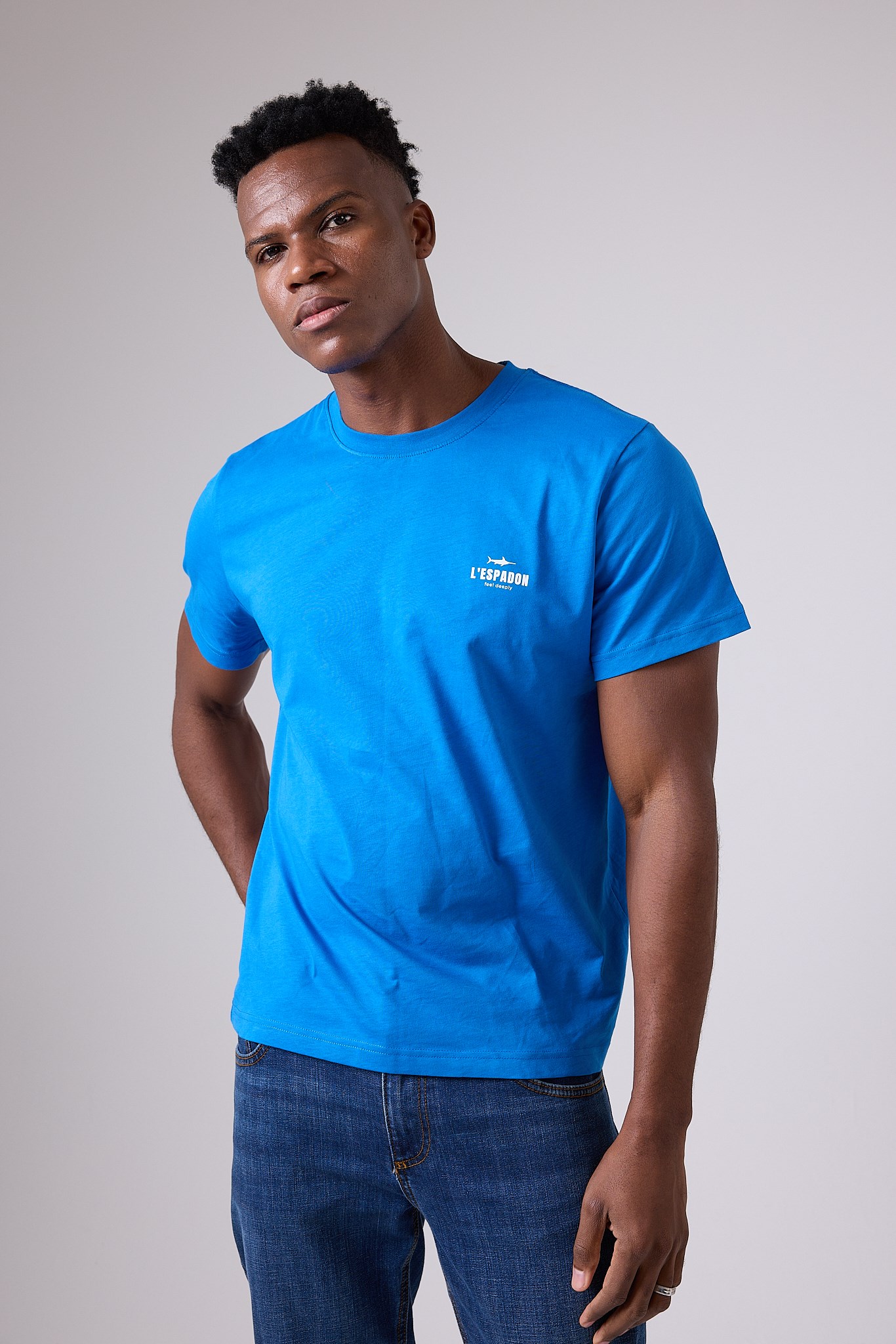 MARINE TEE™ Deniz Temalı Ribana Bisiklet Yaka Pamuk T-Shirt