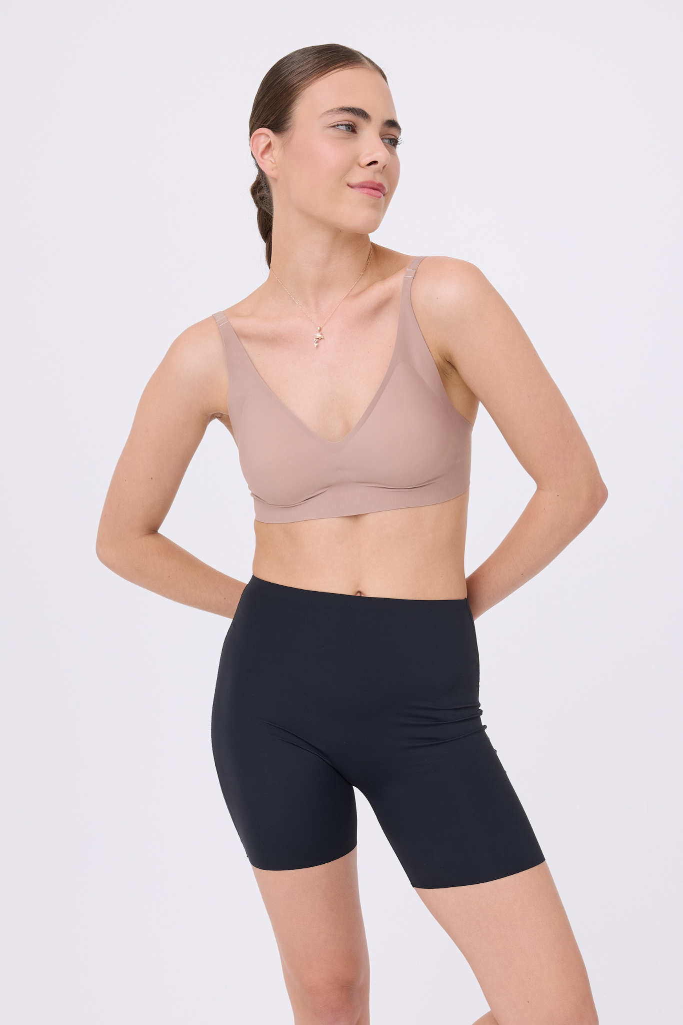 SILKFLOW BIKER SHAPEWEAR™ Dikişsiz Yüksek Bel Şekillendirici Şort