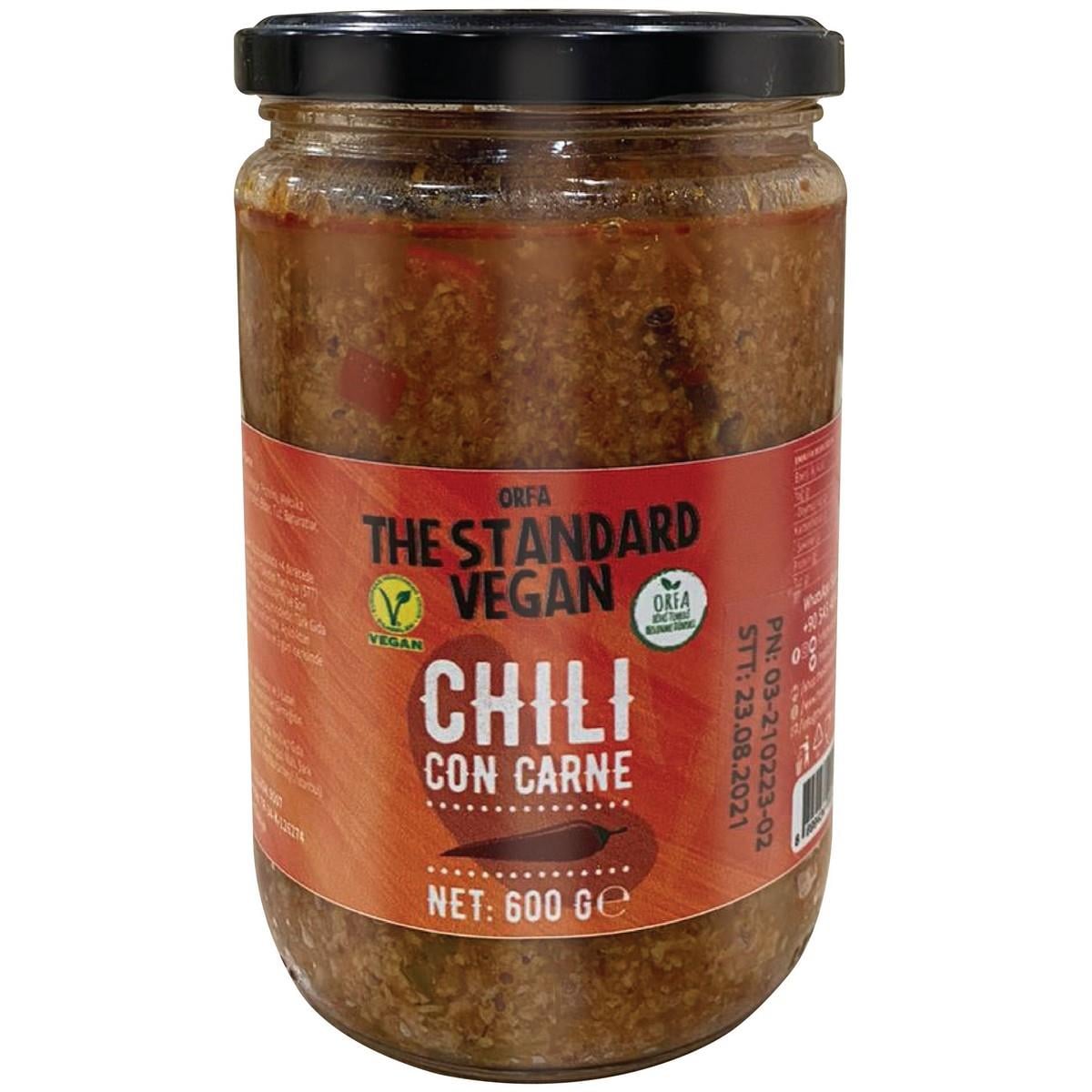 Vegan Chılı Sın Carne 600 gr