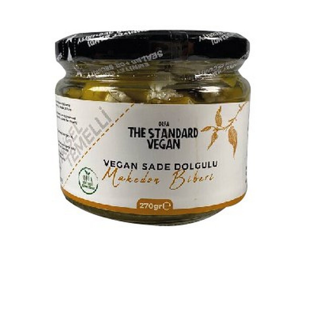 Bitki Bazlı Peynir Dolgulu Makedon Biber 270 gr